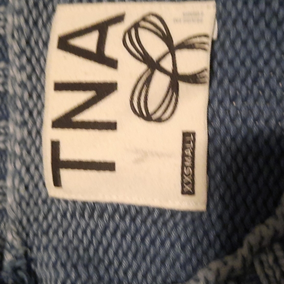 Blue knit TNA sweater - Picture 2 of 4